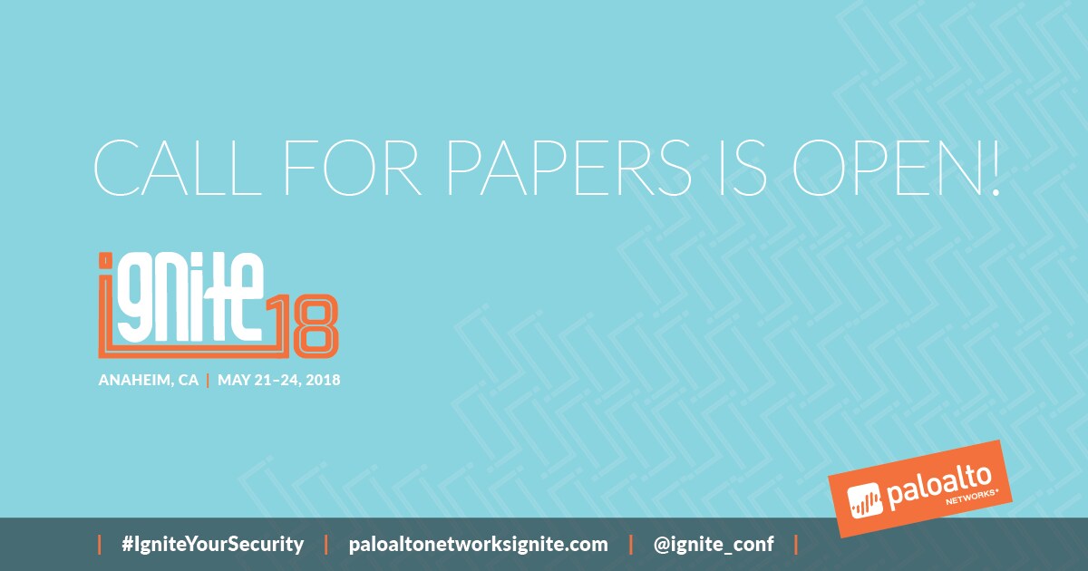 Want to Present at Ignite 2018? Call for Papers Is Open!