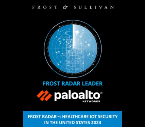 Palo Alto Networks Medical IoT Security Named LEADER in Frost RADAR™