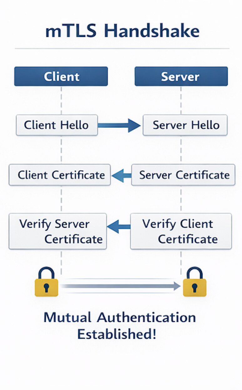 The mTLS Handshake Sequence