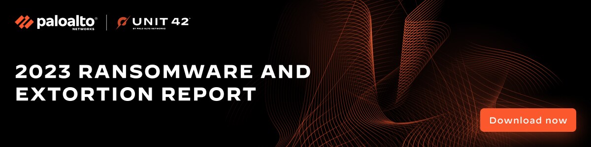 Download the 2023 Unit 42 Ransomware and Extortion Report