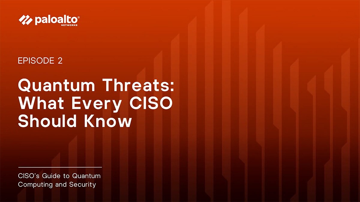 Thumbnail for the video title  A CISO's Guide to Quantum Security Episode 2