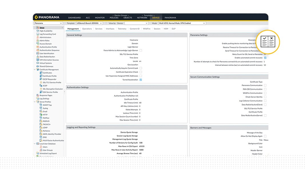 Optimize firewall configuration and reduce errors