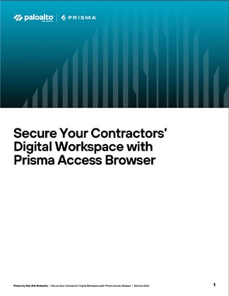Secure Contractor Access with Prisma Browser