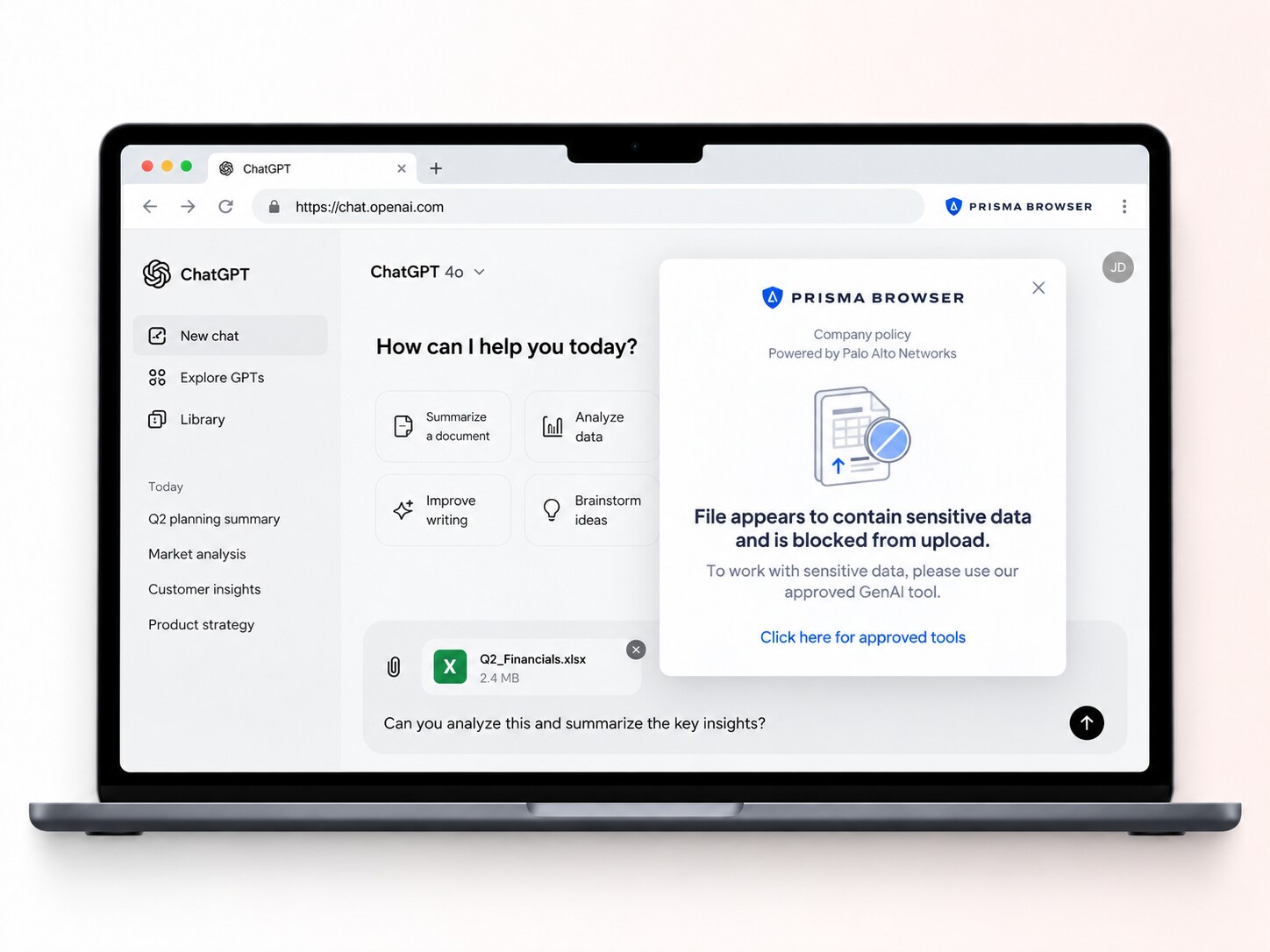 Empower your employees to use AI securely and safely