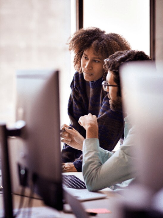 Man looking at phone