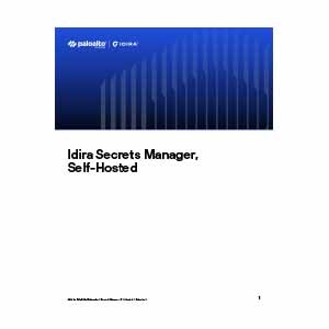 Idira Secrets Manager, Self-Hosted